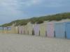 Vrolijk gekleurde strandhuisjes voor opslag