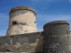 Het fort, eigendom van de Guarda Civil, maar ook totaal verwaarloosd
