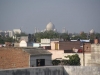Terras Col Lamba Indian Home Stay, uitzicht op de Taj Mahal