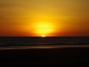 Ondergaande zon, Playa Las Lajas