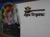 We eten we hapje in 50 tot 100 meter hoger gelegen Ayni Organic