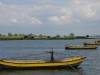 Loodsbootjes, verbonden met de pont