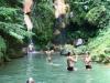 Caldeira Velha , we beginnen bij het hoogstgelegen bad met een kleine waterval