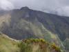 Het schitterende gebergte van de Andes
