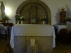 Bij de Monte de Gozo krijgen we in het kleine kerkje een stempel