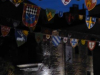 Bij het kasteel van Ponferrada blijken ineens vlaggetjes te hangen